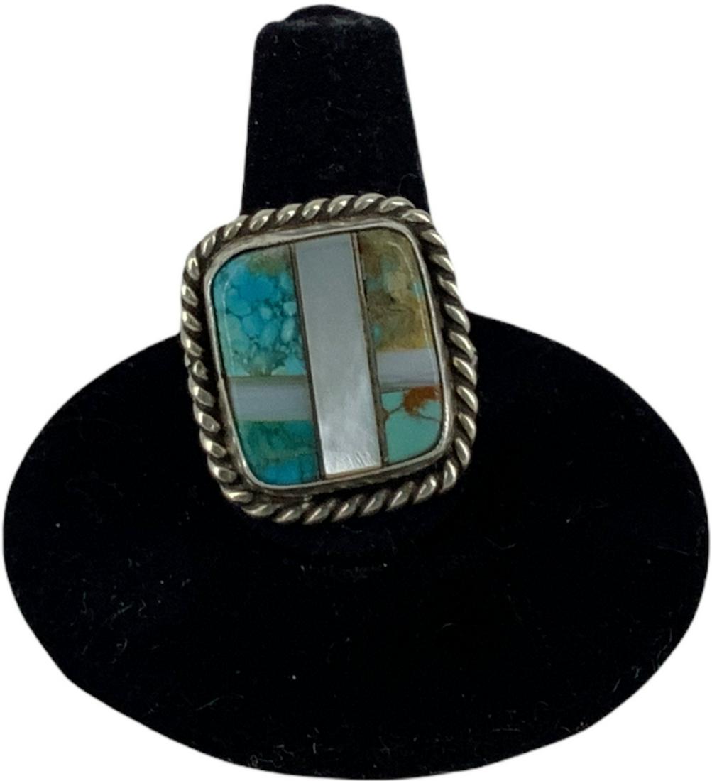 Sterling Silver Southwestern Style Ring (1 of 5)
