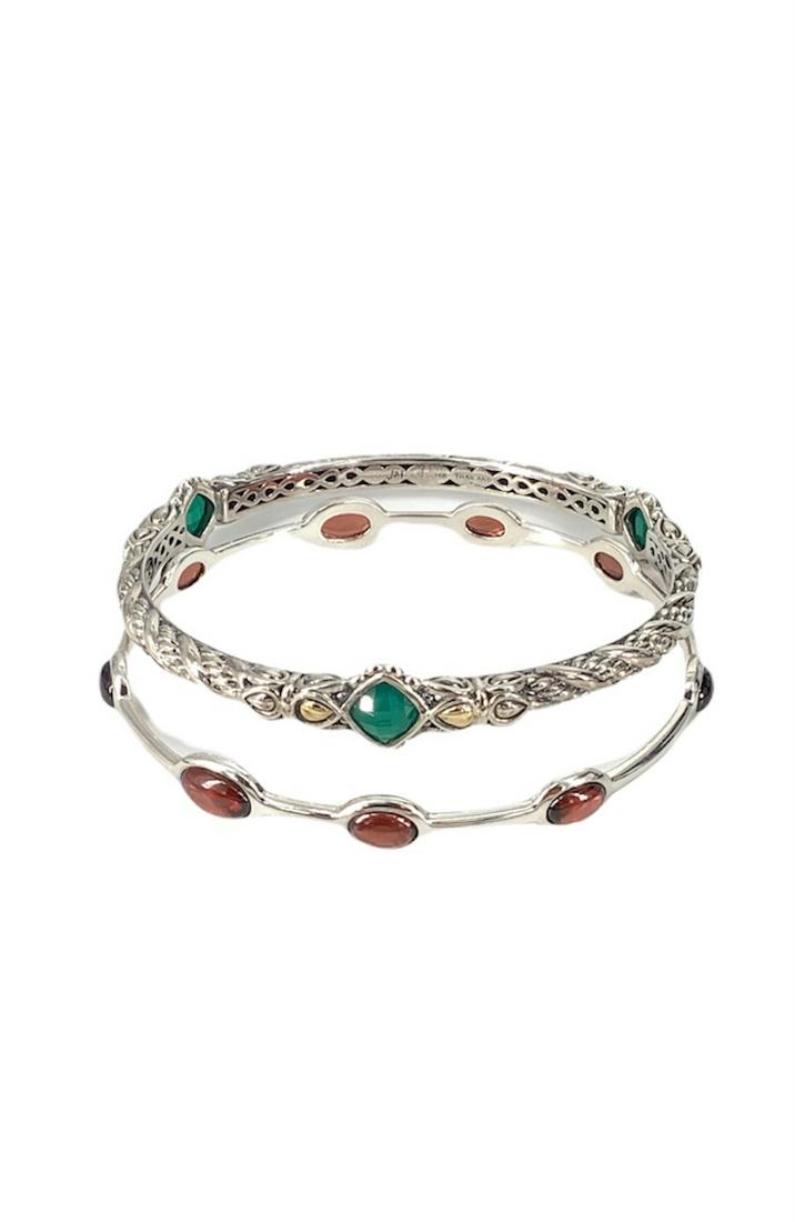 Two Sterling and Stone Bangles (1 of 2)