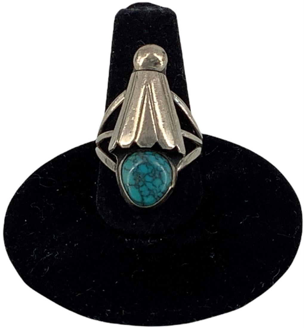 Sterling Silver Southwestern Style Ring (1 of 5)