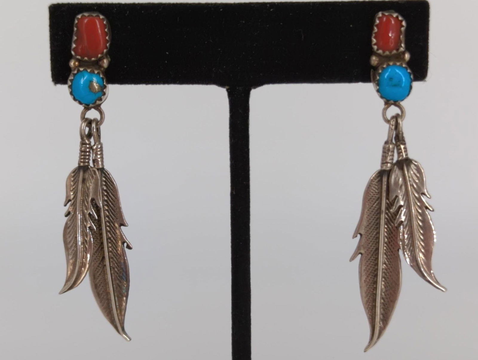 Sterling Silver Southwestern Style Earrings (1 of 3)