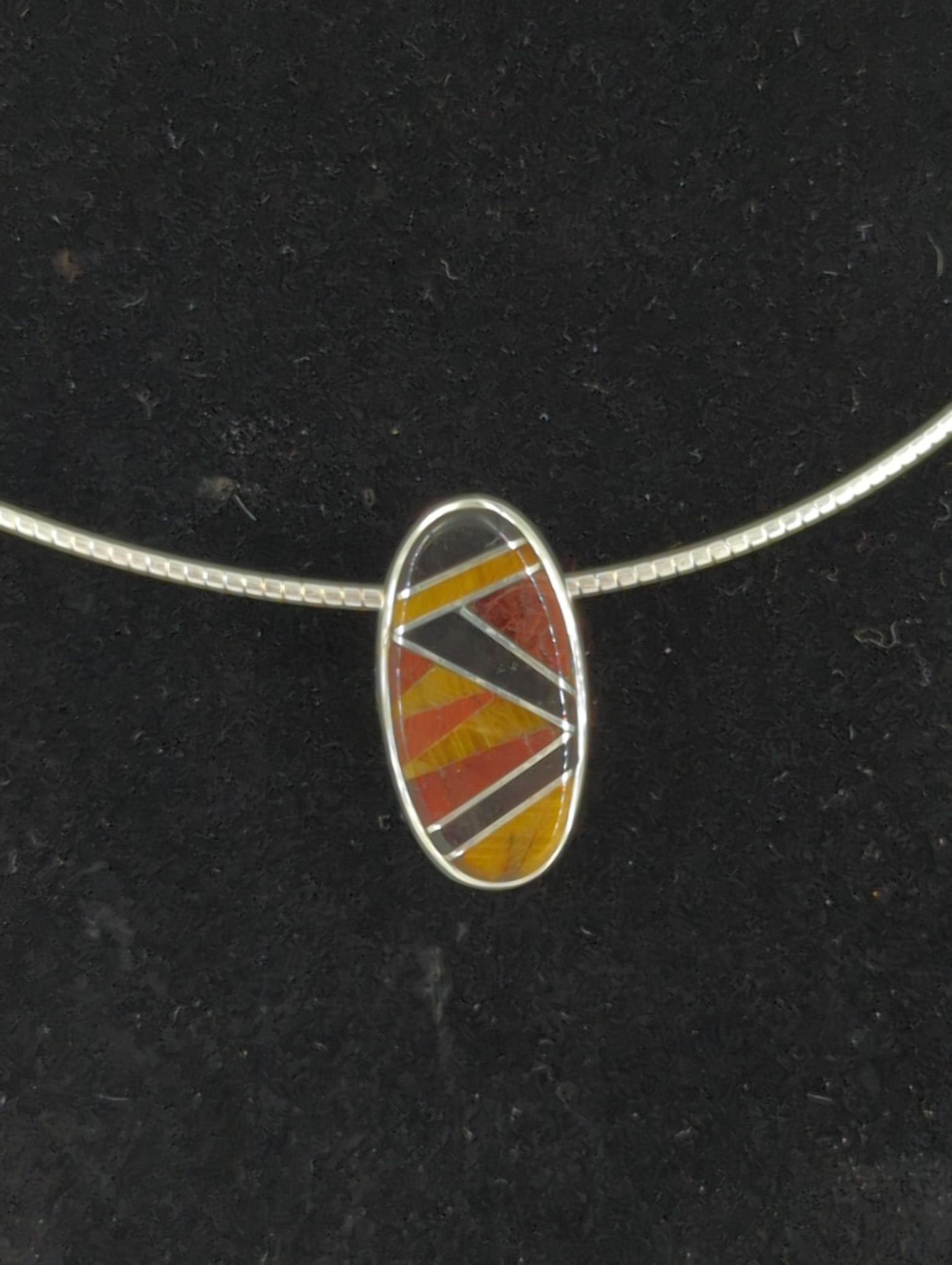 Sterling Silver Southwestern Style Necklace (1 of 4)