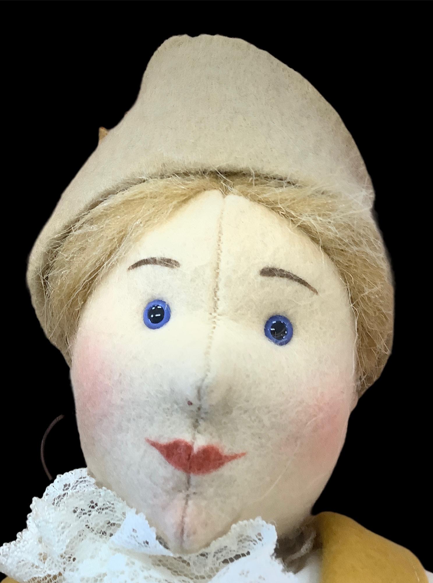 Steiff-Filzpuppe Replica Tennislady 18" felt doll LE of (1 of 2)