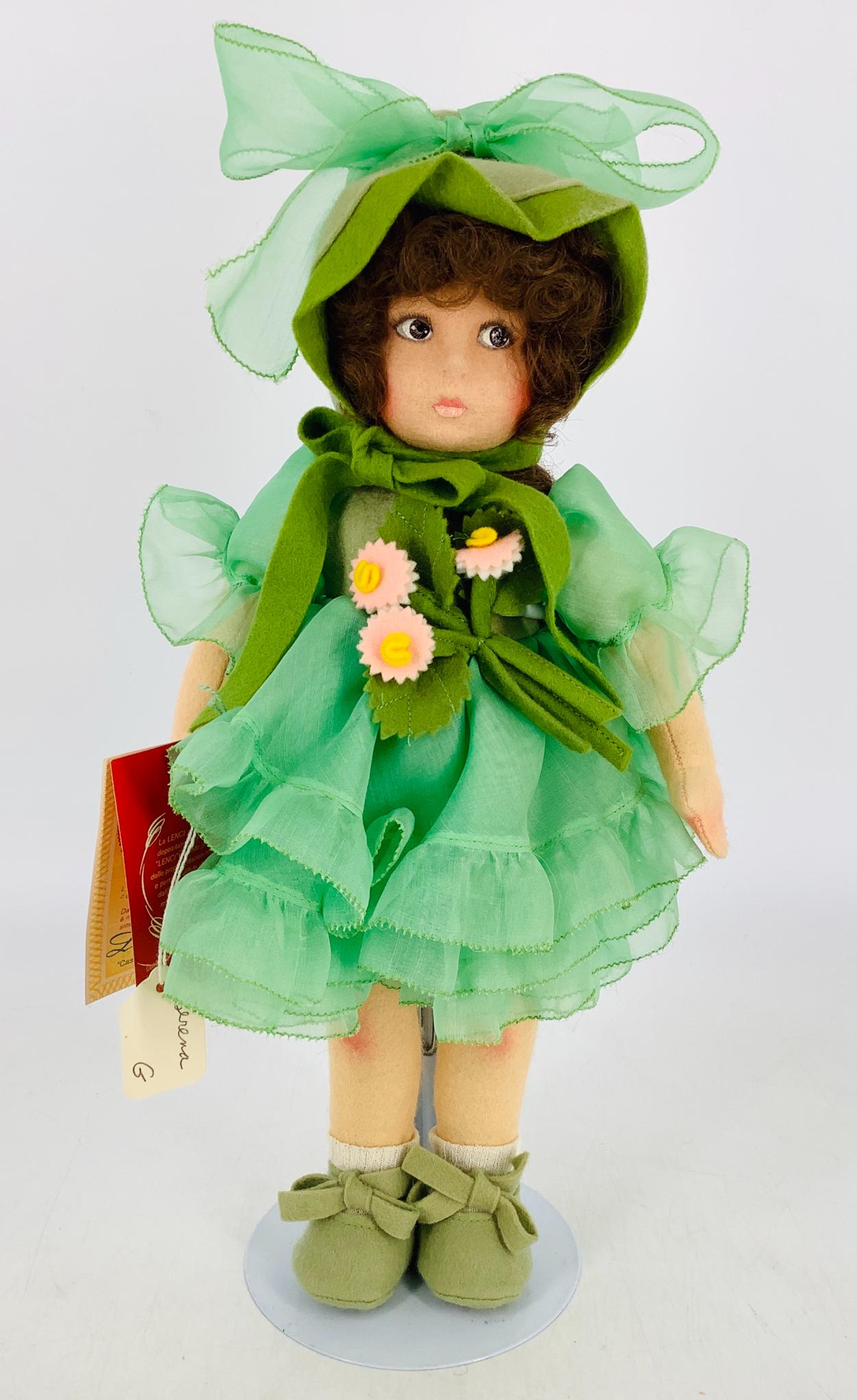 Reissue Lenci all felt "Serena". 13" girl with human (1 of 4)