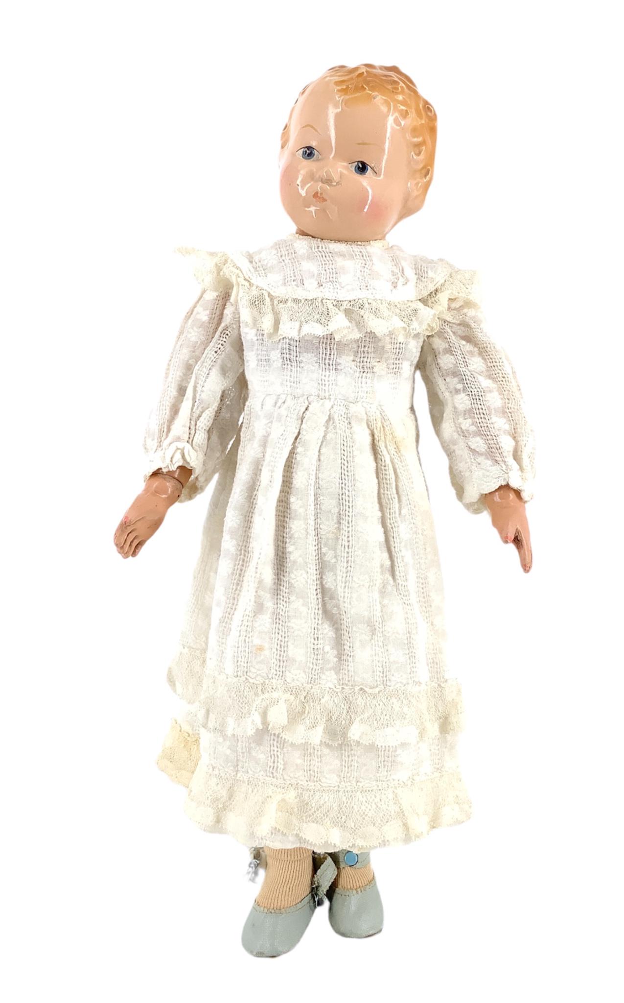 Schoenhut composition head girl. 16" doll with solid (1 of 3)
