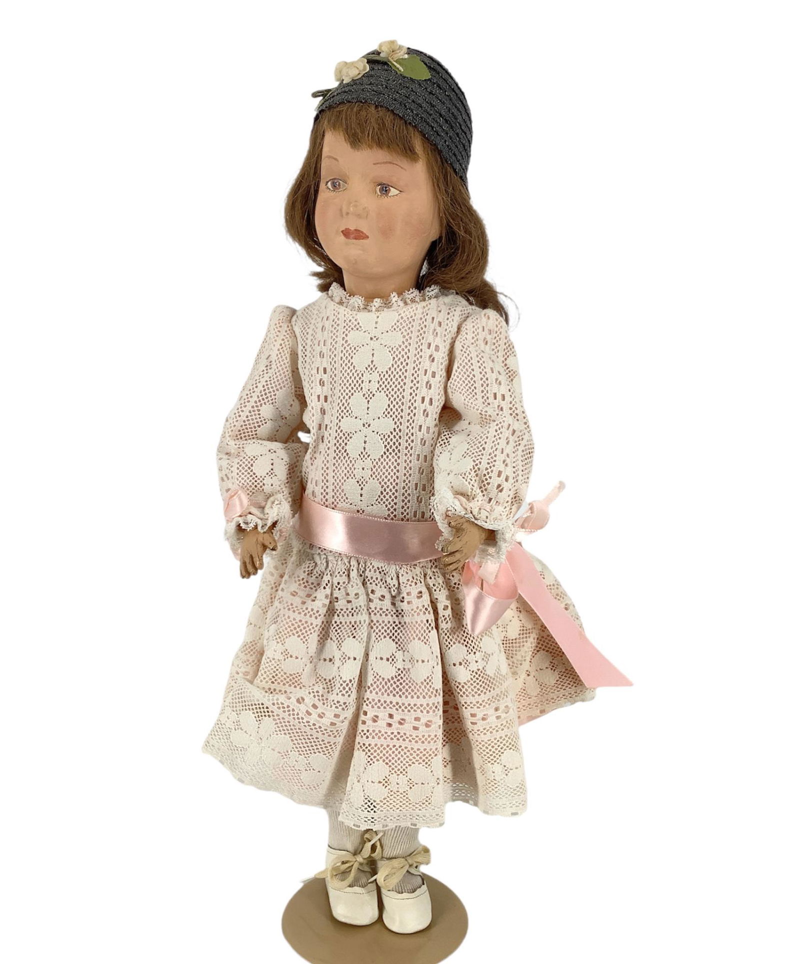 Schoenhut wood doll, pat. Jan 17, 1911, USA & Foreign (1 of 2)