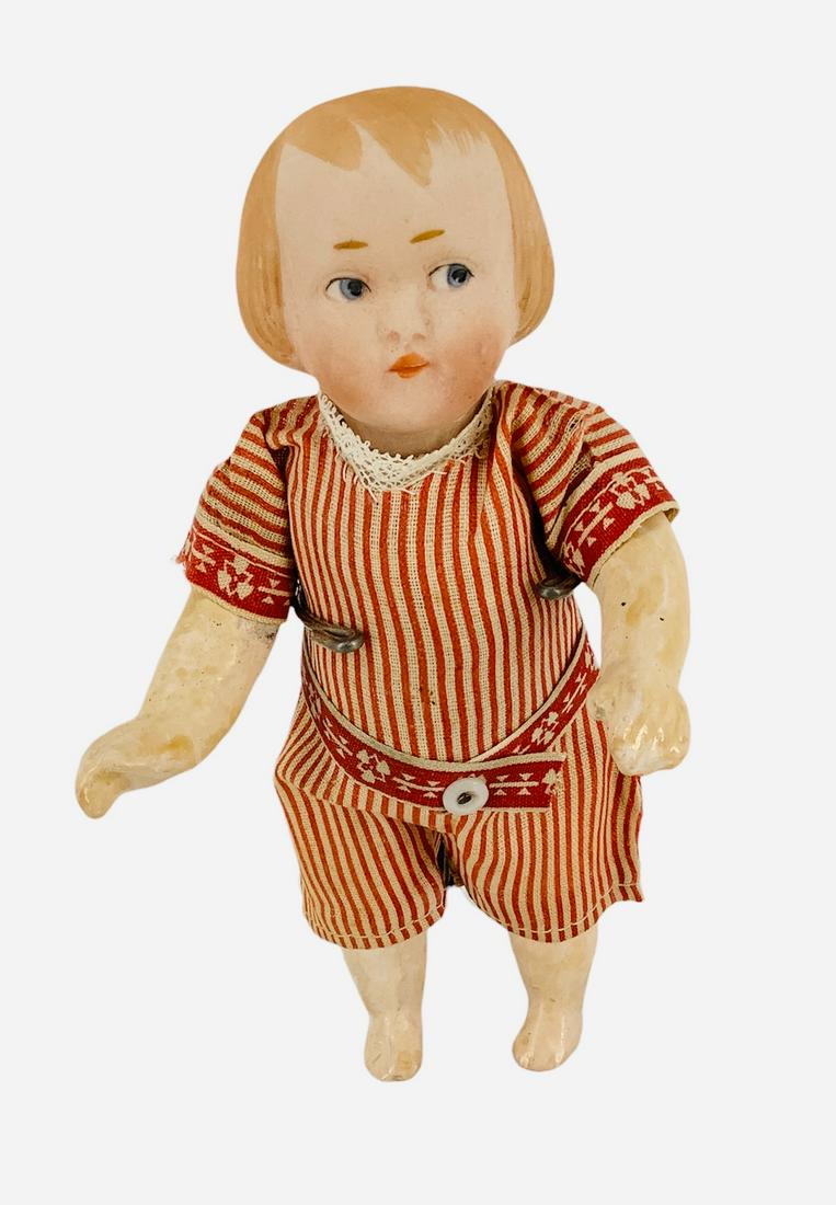 Recknagel 33 bisque socket head googly. 6 1/2" doll (1 of 2)