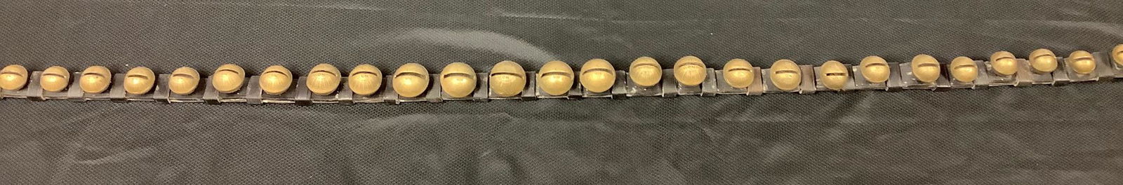 Brass Antique horse drawn sleigh bells . 29 bells all (1 of 6)