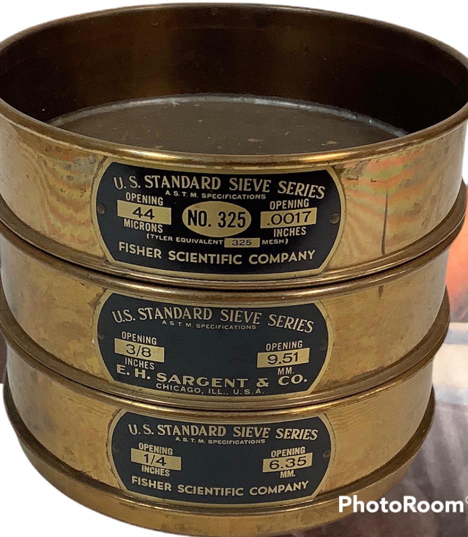 Fisher Scientific Company. U.S. Standard Sieve Series . (1 of 2)