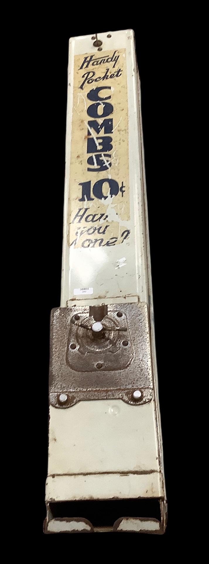 1930's Handy pocket comb 10 cent coin operated wall (1 of 1)