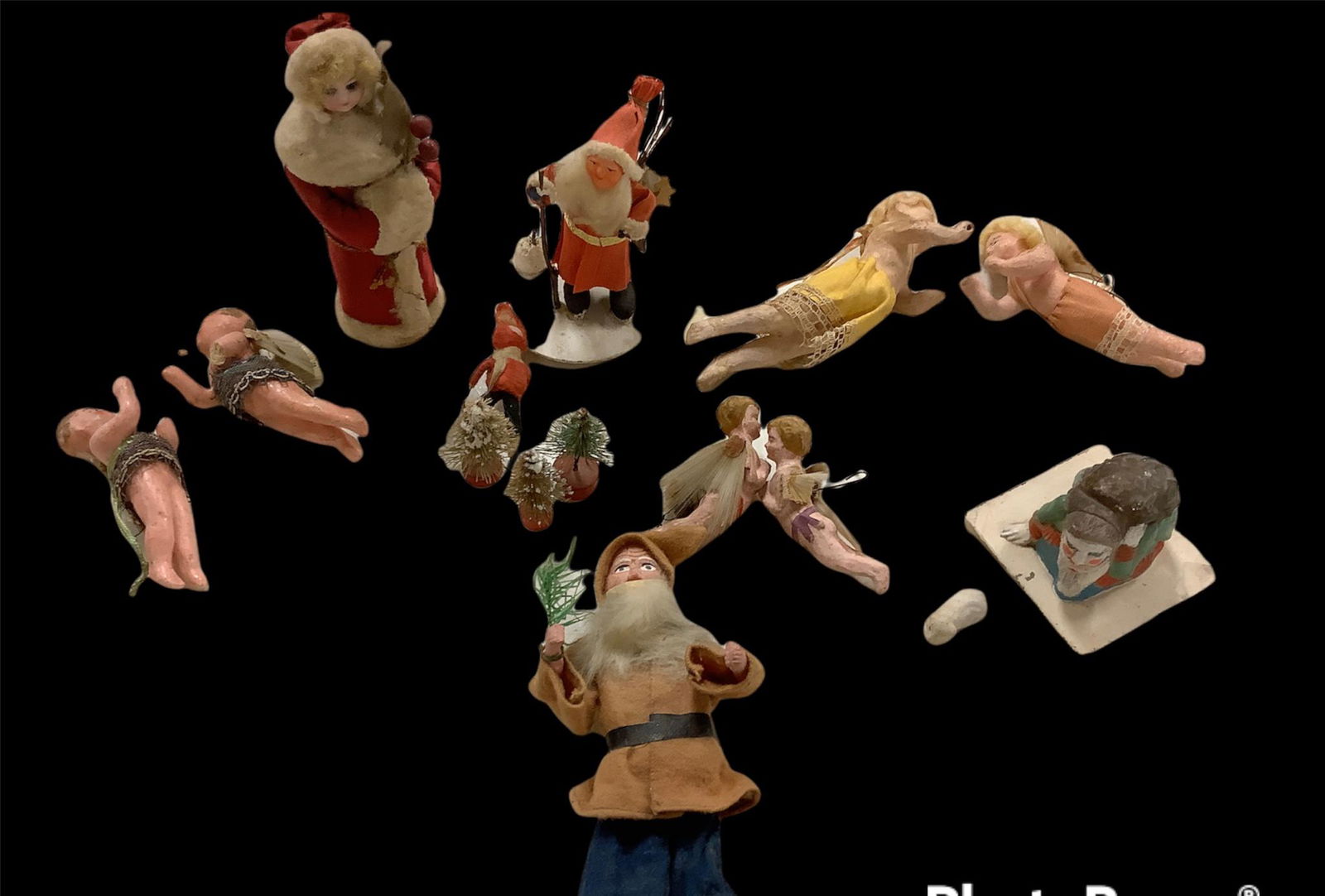 Vintage ornaments - Ceramic Angels 3 sets some have (1 of 5)