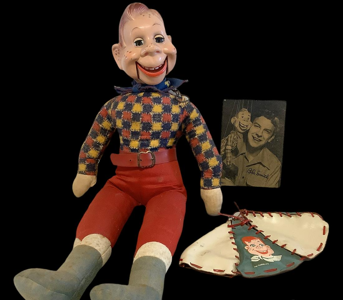 Howdy Doody ventriloquist doll w/swivel plastic head @ (1 of 1)
