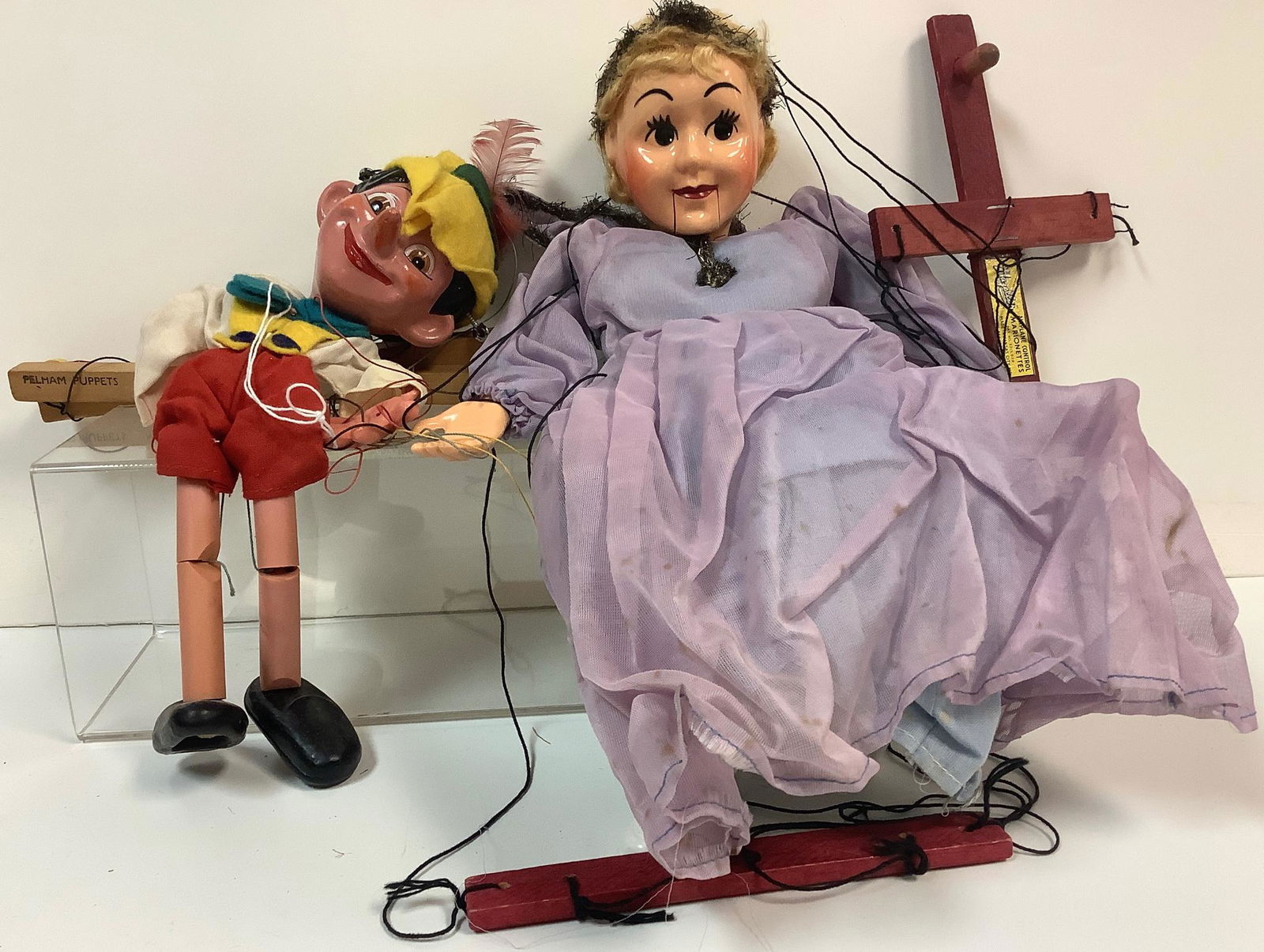 Two marionettes, one made by Pelham Puppets in England (1 of 1)
