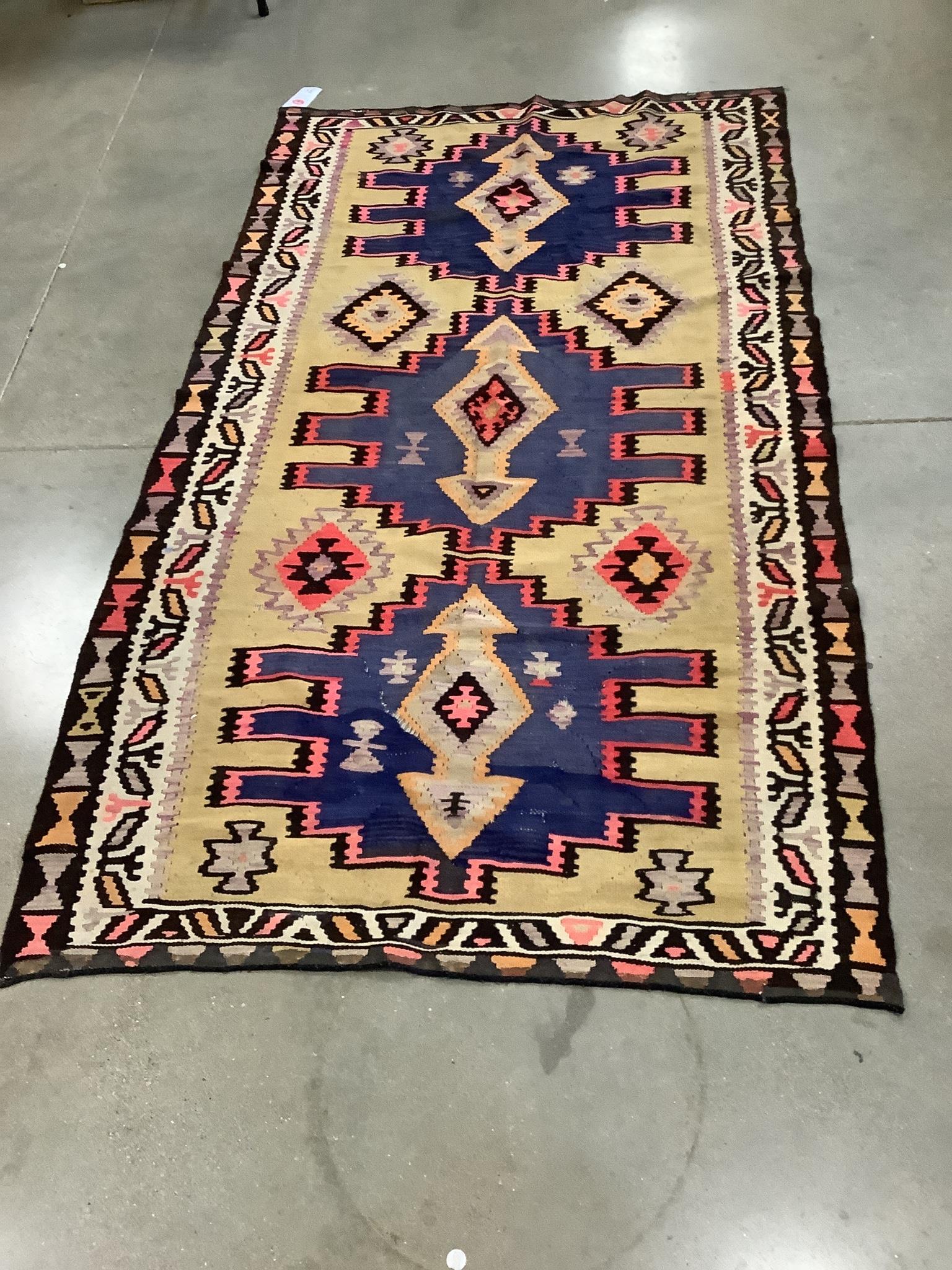 Antique Turkish Caucasian Village Kilim rug, circa (1 of 3)
