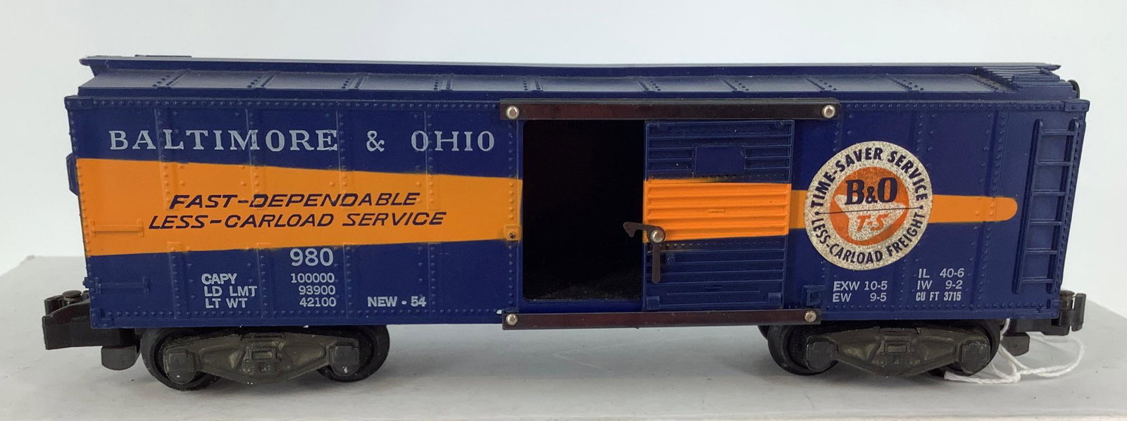 American Flyer postwar 980 B&O time saver box car. (1 of 1)