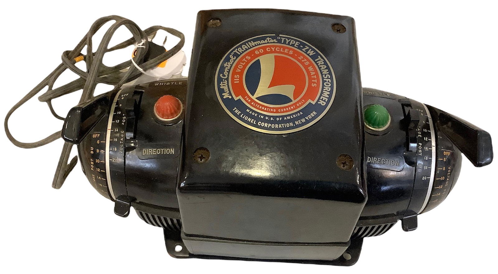 Lionel postwar 275 watt ZW transformer in original box. (1 of 2)