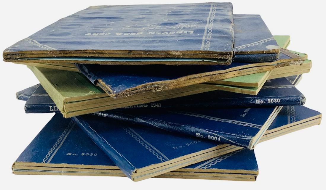 Lot of Lincoln Cent Albums with Contents (1 of 5)