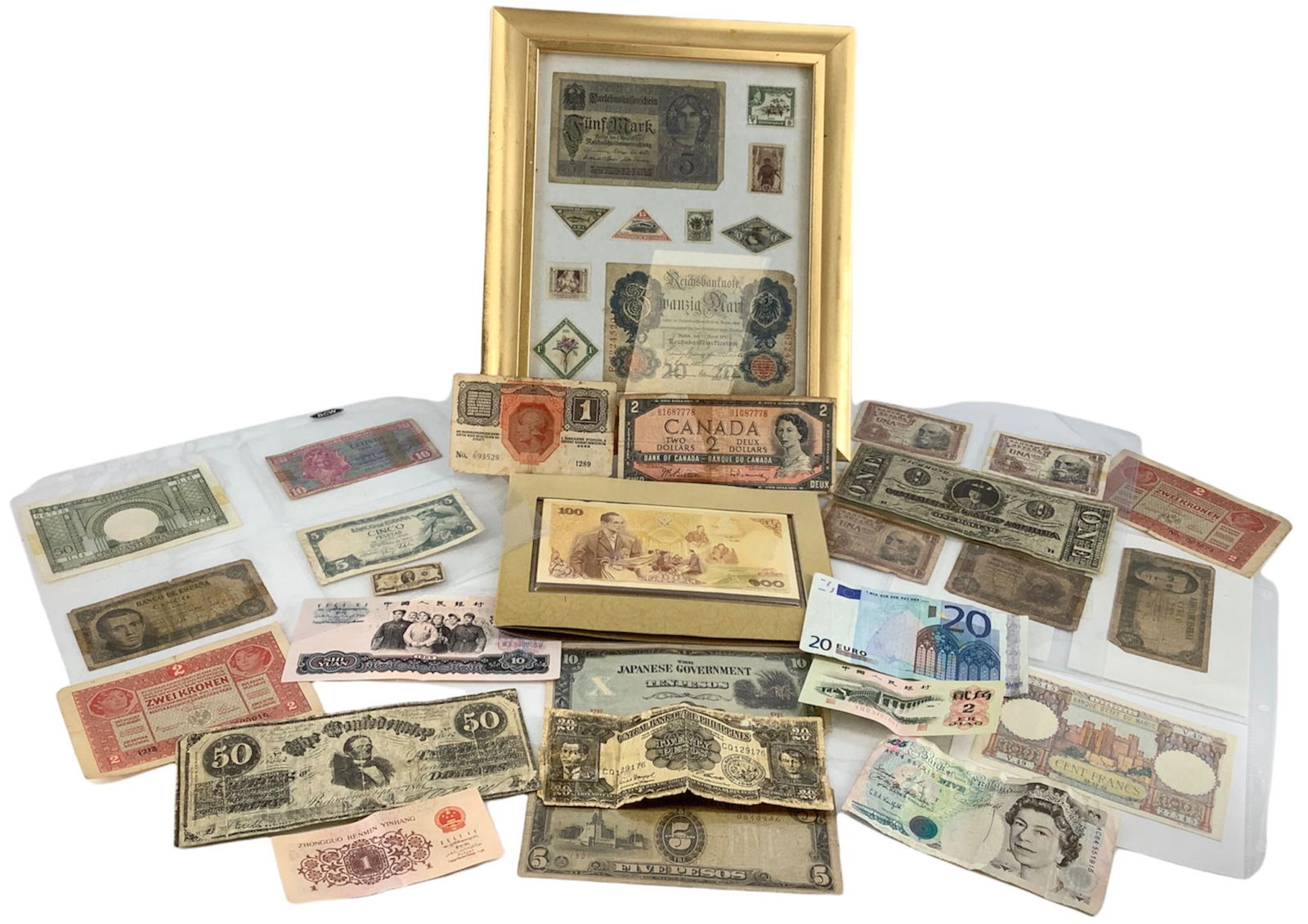 Lot of Assorted Currency and Copies (1 of 5)