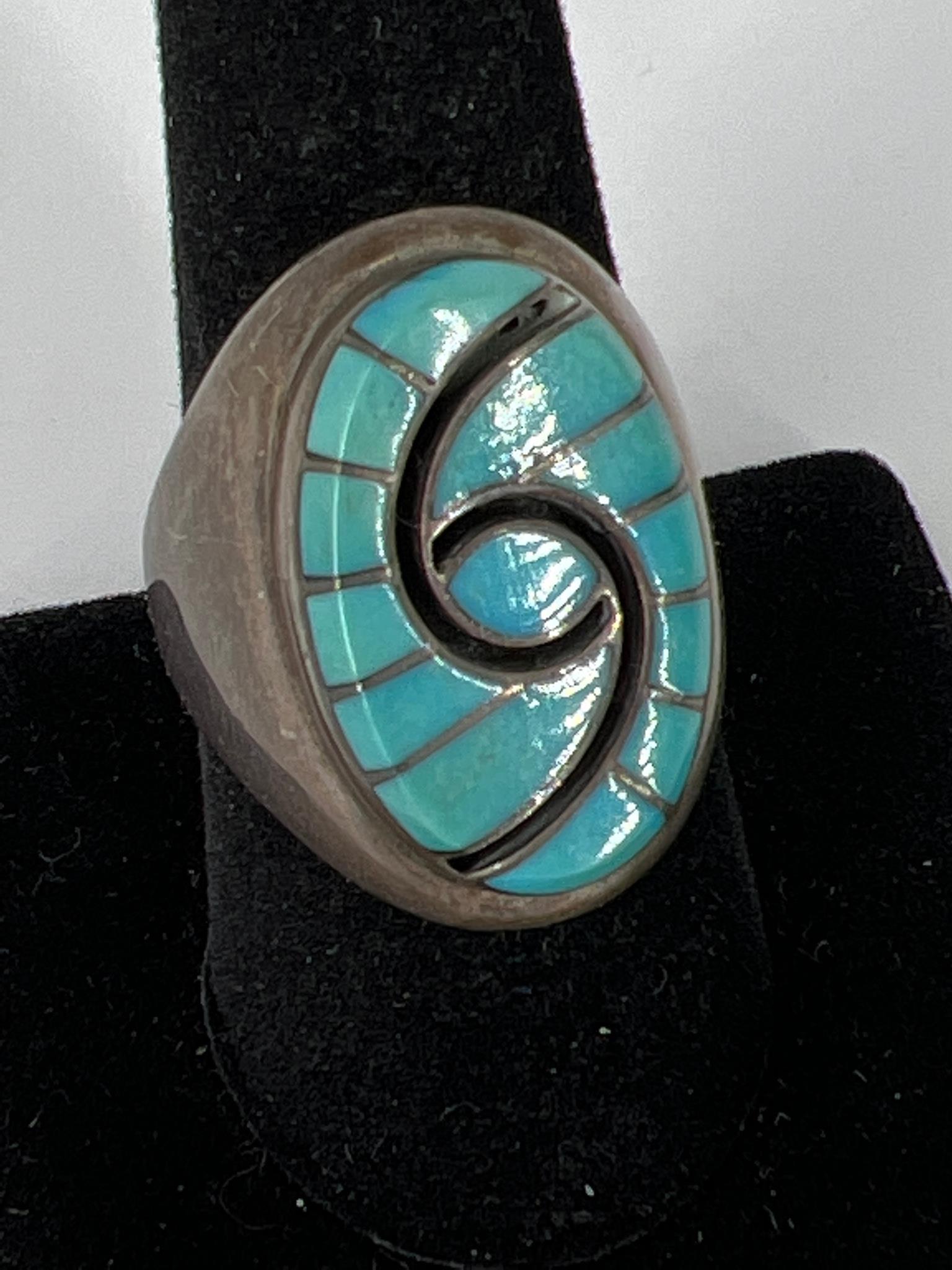 Sterling & Turquoise Ring (1 of 3)
