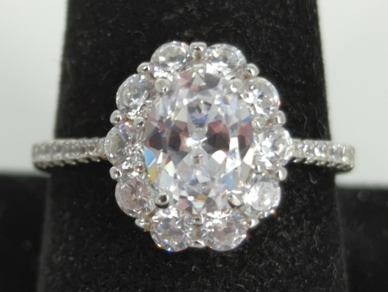 Sterling Silver & Cz Fashion Ring (1 of 4)
