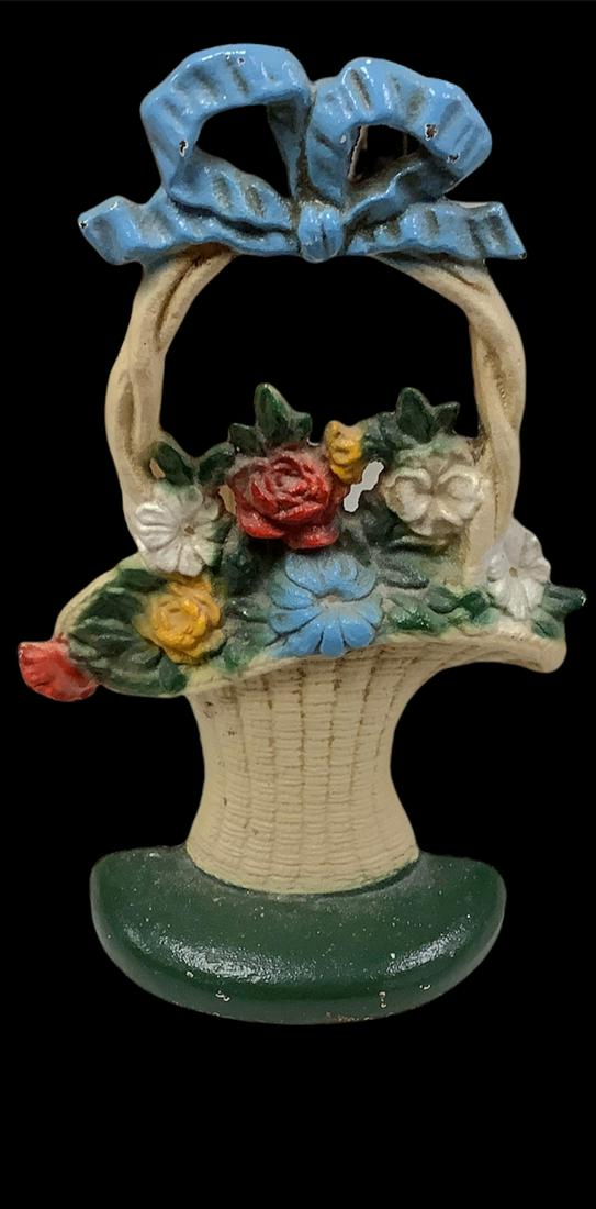 John Wright cast in USA .10" door stop.: John Wright cast in USA .10" door stop.