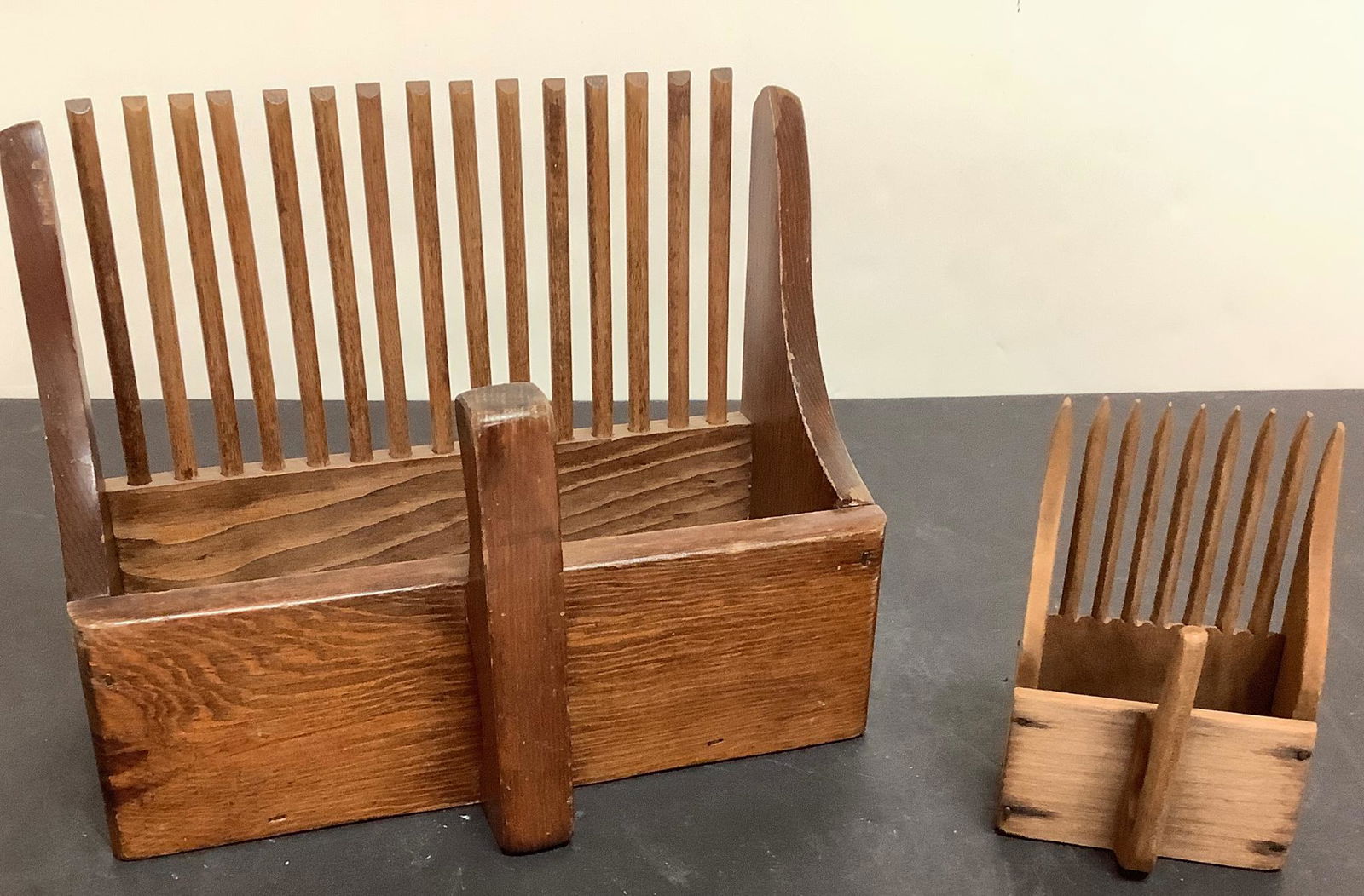 Cranberry scoops, 7" and 4.5" (1 of 1)