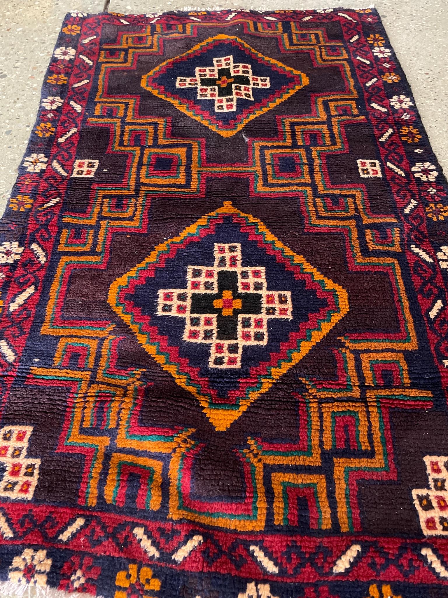Oriental rug, Afghani Turkoman, circa 2000's, 2' 9" x 4' 5". (1 of 6)