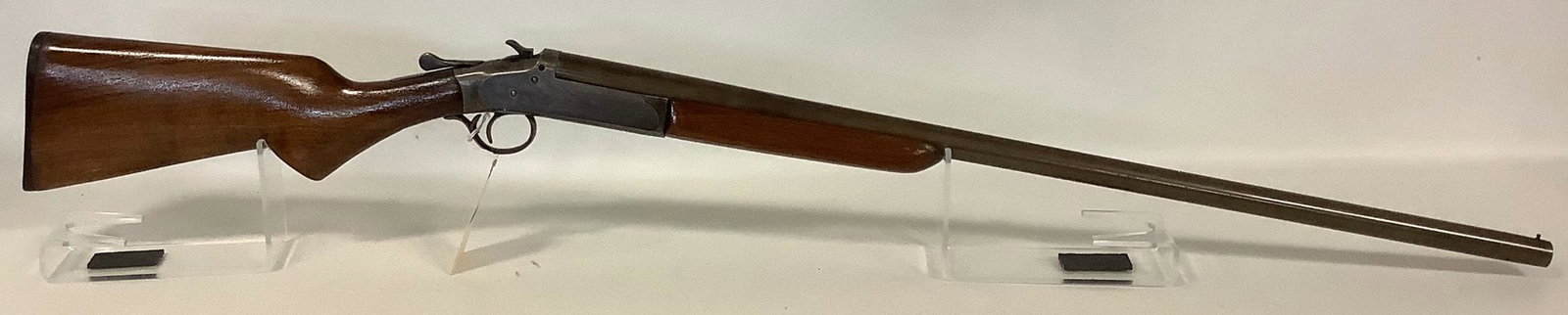 Iver Johnson Model Champion .12 Gauge Single-shot Shotgun SN: 91668XF, By bidding on this lot buyer: Iver Johnson Model Champion .12 Gauge Single-shot Shotgun SN: 91668XF By bidding on this lot buyer accepts responsibility of knowledge of State and Federal laws for their states requirements to purcha