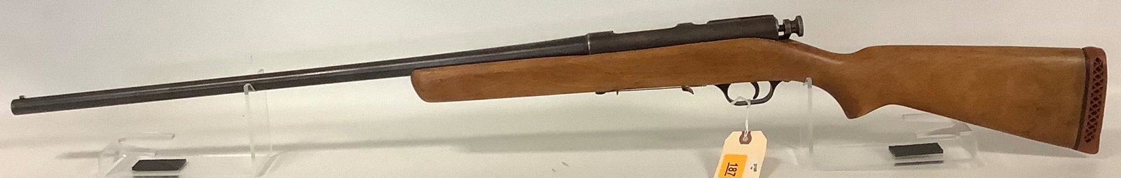 Stevens Model 238 .20 Gauge Bolt Shotgun SN: None, missing clip., By bidding on this lot buyer: Stevens Model 238 .20 Gauge Bolt Shotgun SN: None, missing clip. By bidding on this lot buyer accepts responsibility of knowledge of State and Federal laws for their states requirements to purchase fi