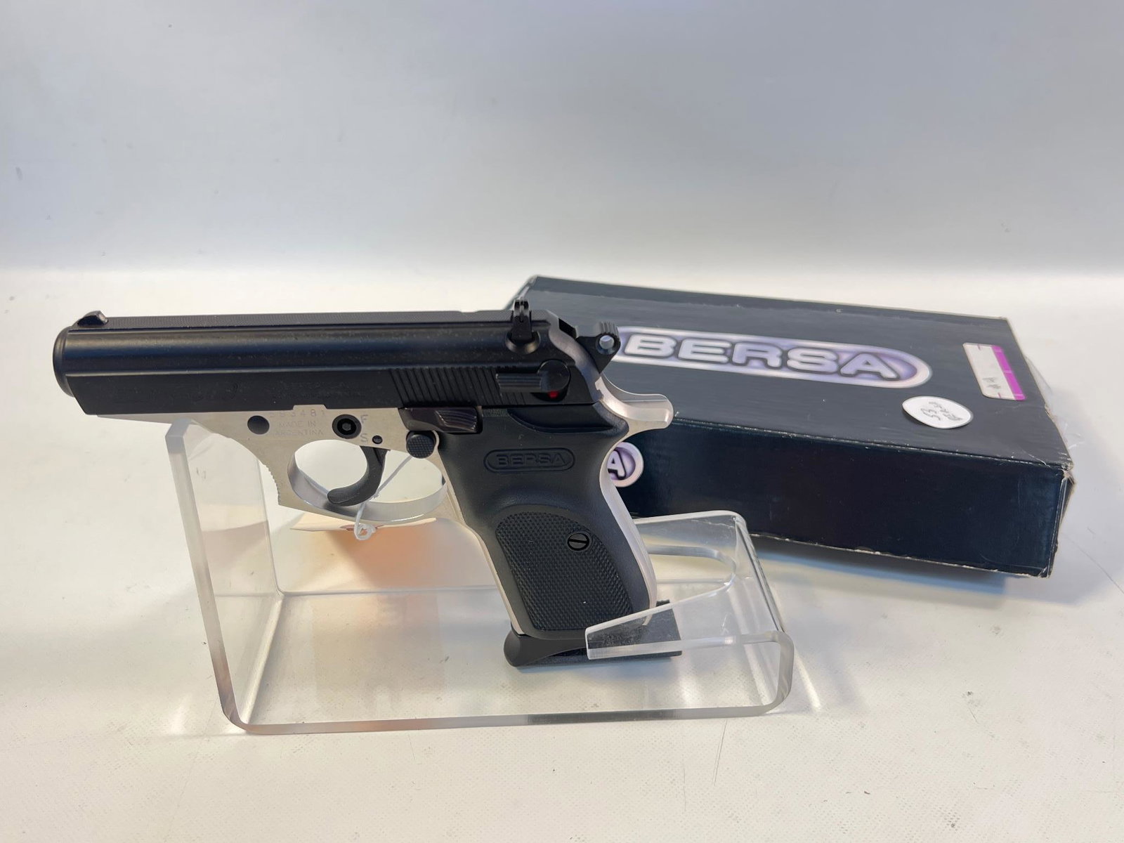 Bersa Model Thunder 380 .380 Caliber Semi-auto Pistol SN: 593481, including original box., Be aware: Bersa Model Thunder 380 .380 Caliber Semi-auto Pistol SN: 593481, including original box. Be aware of additional charges as shipping restrictions require all handguns to ship via Overnight UPS, Adult 