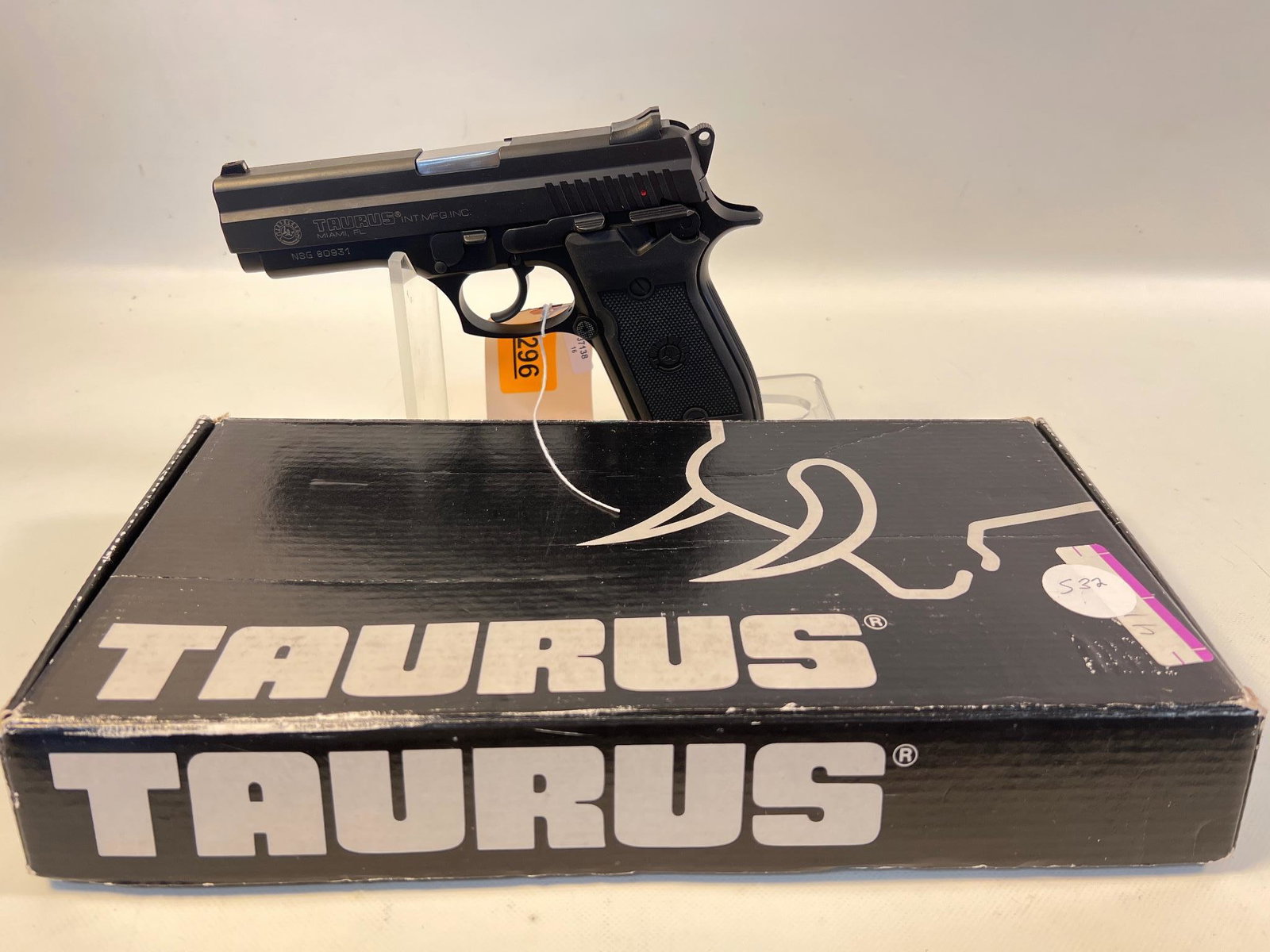 Taurus Model PT945 .45 Caliber Semi-auto Pistol SN: NSG80931, including original box., Be aware of: Taurus Model PT945 .45 Caliber Semi-auto Pistol SN: NSG80931, including original box. Be aware of additional charges as shipping restrictions require all handguns to ship via Overnight UPS, Adult Sign