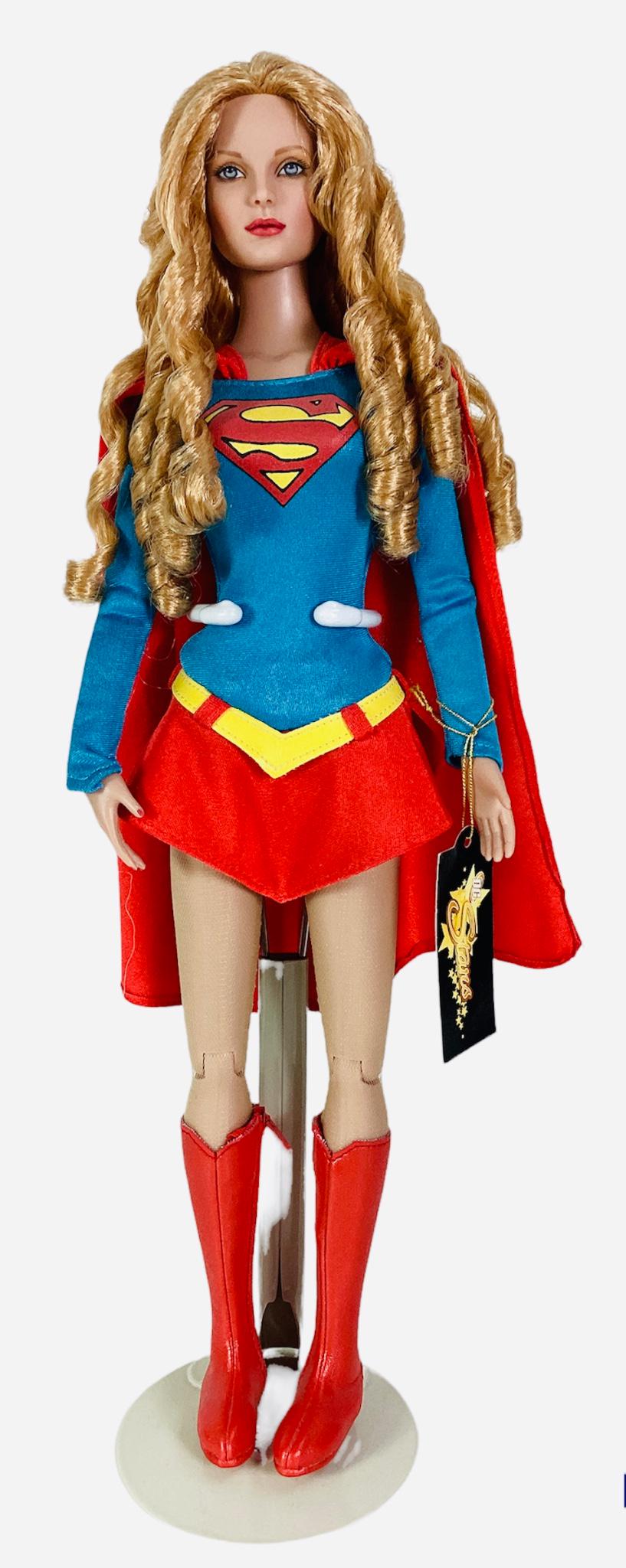 15" Tonner DC Stars "Supergirl" doll. NIB. Box has minor wear.: 15" Tonner DC Stars "Supergirl" doll. NIB. Box has minor wear.