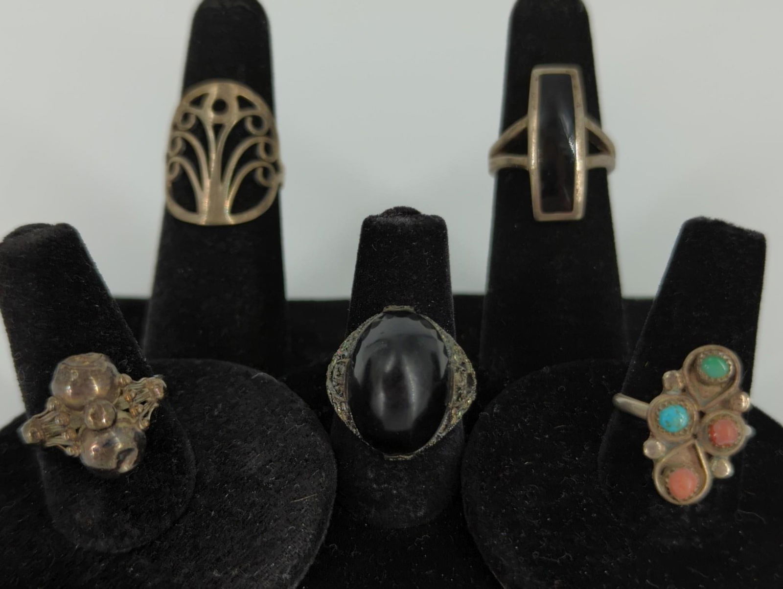 Five Sterling Silver Rings (1 of 11)