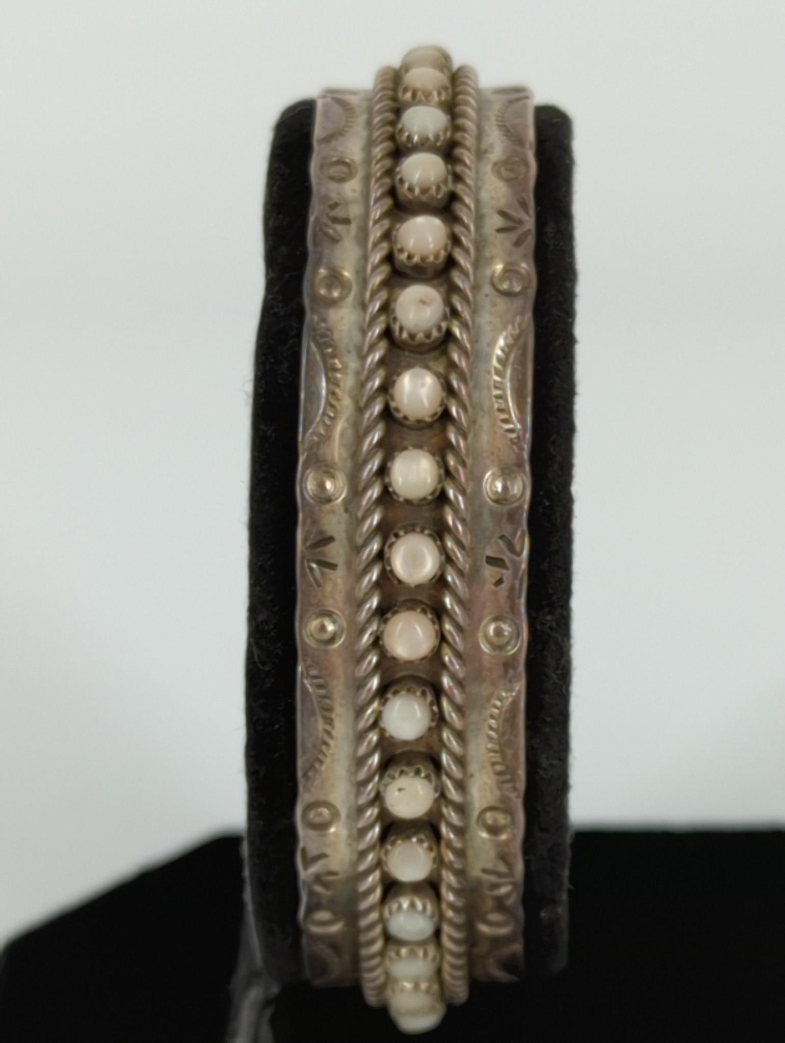 Sterling Silver Southwestern Style Bracelet (1 of 5)