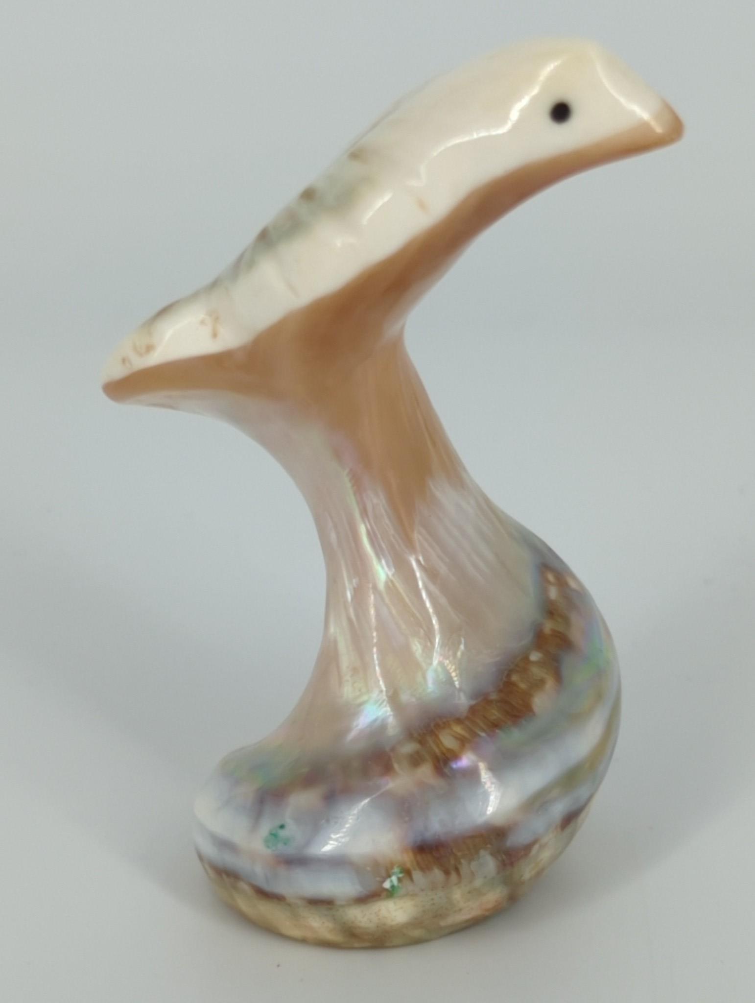 Hand Carved Shell Figurine (1 of 5)