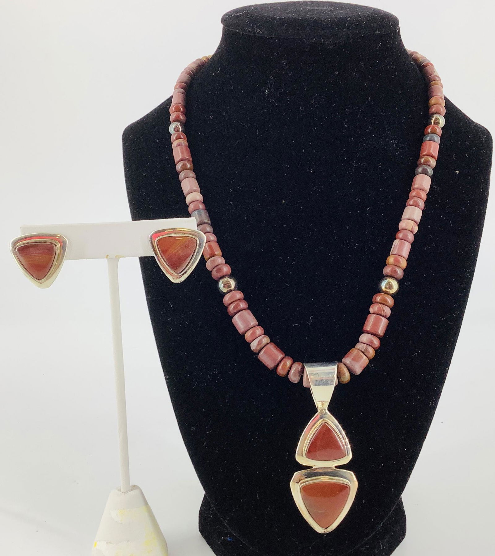 Sterling Silver & Semi-Precious Stone Jewelry Set (1 of 6)