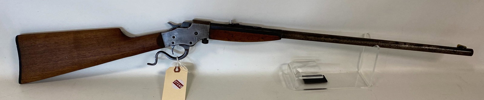 Stevens Model Favorite .22 Caliber Single Shot Rifle SN: 506, By bidding on this lot buyer accepts: Stevens Model Favorite .22 Caliber Single Shot Rifle SN: 506 By bidding on this lot buyer accepts responsibility of knowledge of State and Federal laws for their states requirements to purchase firear