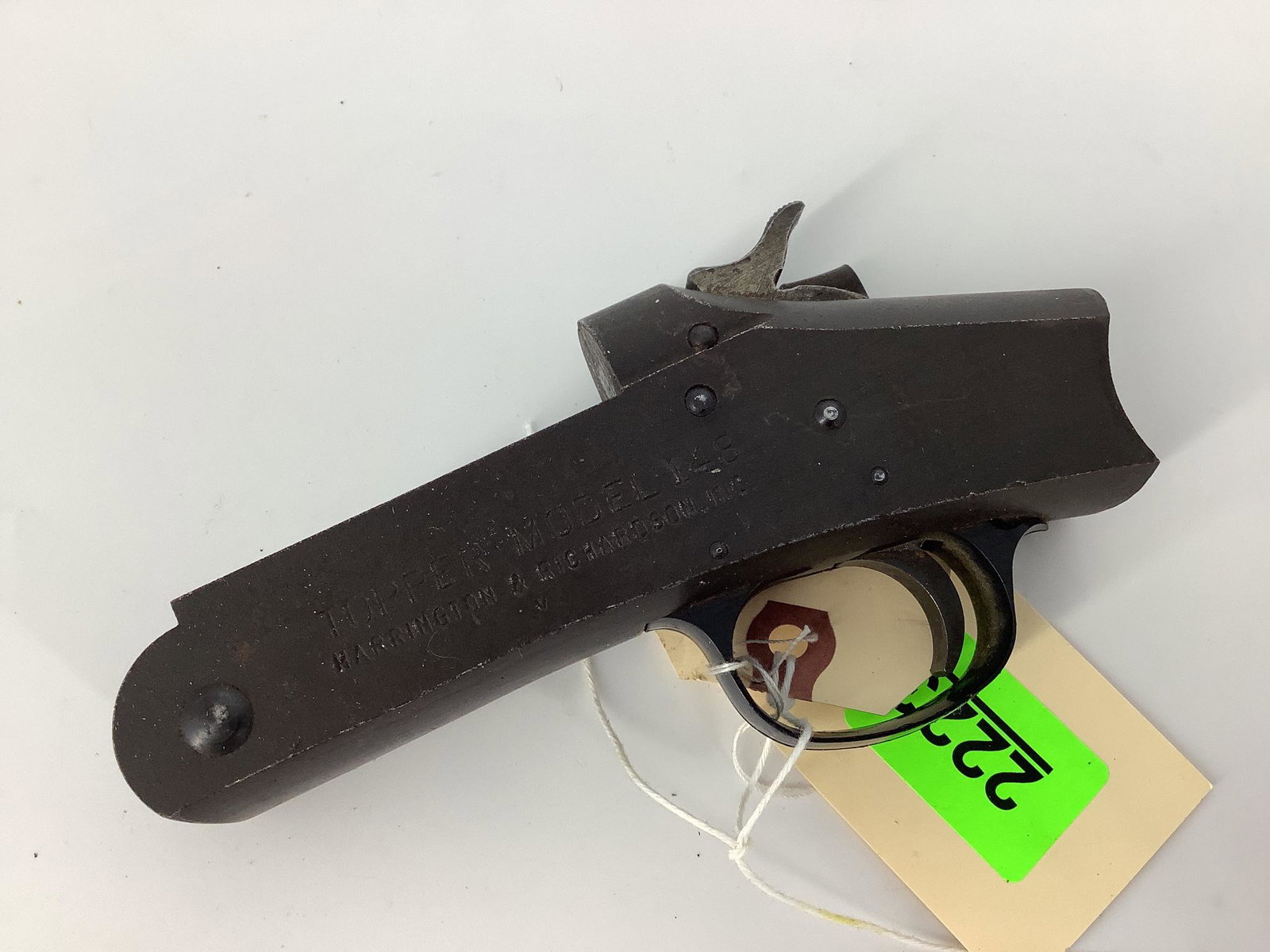 H & R Topper Model 148 Action & Receiver SN: None, By bidding on this lot buyer accepts: H & R Topper Model 148 Action & Receiver SN: None By bidding on this lot buyer accepts responsibility of knowledge of State and Federal laws for their states requirements to purchase firearms.