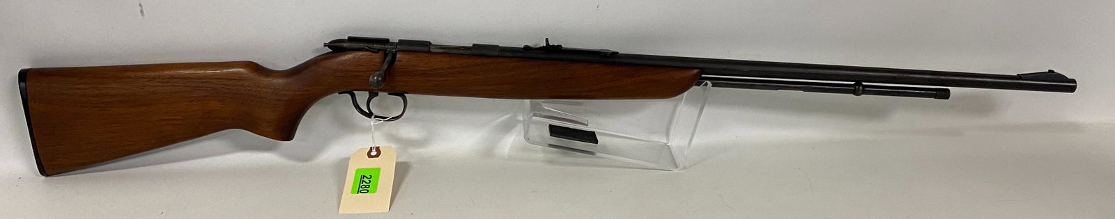 Remington, Model 512-p, .22 caliber bolt rifle, SN: none., By bidding on this lot buyer accepts: Remington, Model 512-p, .22 caliber bolt rifle, SN: none. By bidding on this lot buyer accepts responsibility of knowledge of State and Federal laws for their states requirements to purchase firearms.