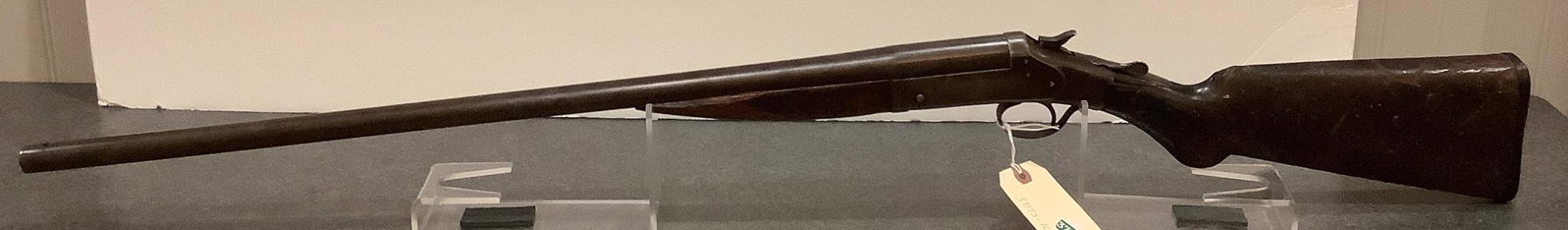 J. Stevens .16 Gauge Single Shot Shotgun SN: None, By bidding on this lot buyer accepts: J. Stevens .16 Gauge Single Shot Shotgun SN: None By bidding on this lot buyer accepts responsibility of knowledge of State and Federal laws for their states requirements to purchase firearms.