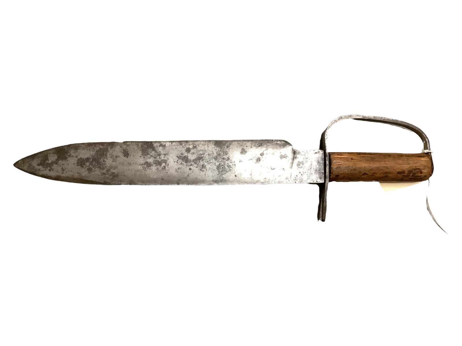 Authentic Confederate D-guard bowie knife. OAL: 17" Blade: 12" Blade width: 1 3/4" includes C.O.A: Authentic Confederate D-guard bowie knife. OAL: 17" Blade: 12" Blade width: 1 3/4" includes C.O.A