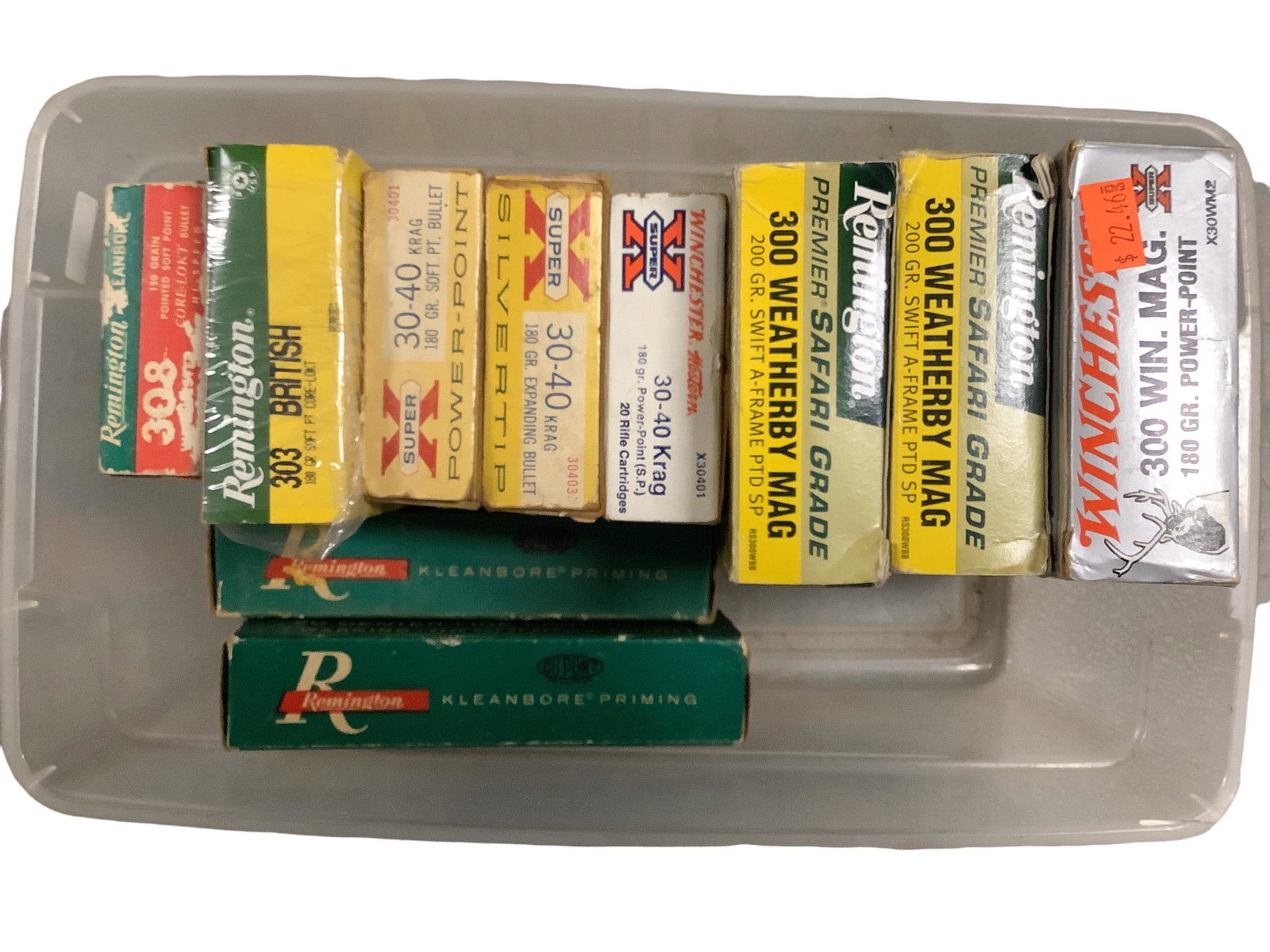Lot of miscellaneous ammo including .308 Winchester (20), 30-40 caliber (22) and .308 caliber (20).,: Lot of miscellaneous ammo including .308 Winchester (20), 30-40 caliber (22) and .308 caliber (20). ********No in house shipping for Ammo*********