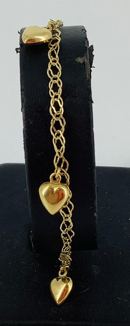 14kt Yellow Gold Charm Bracelet (1 of 3)