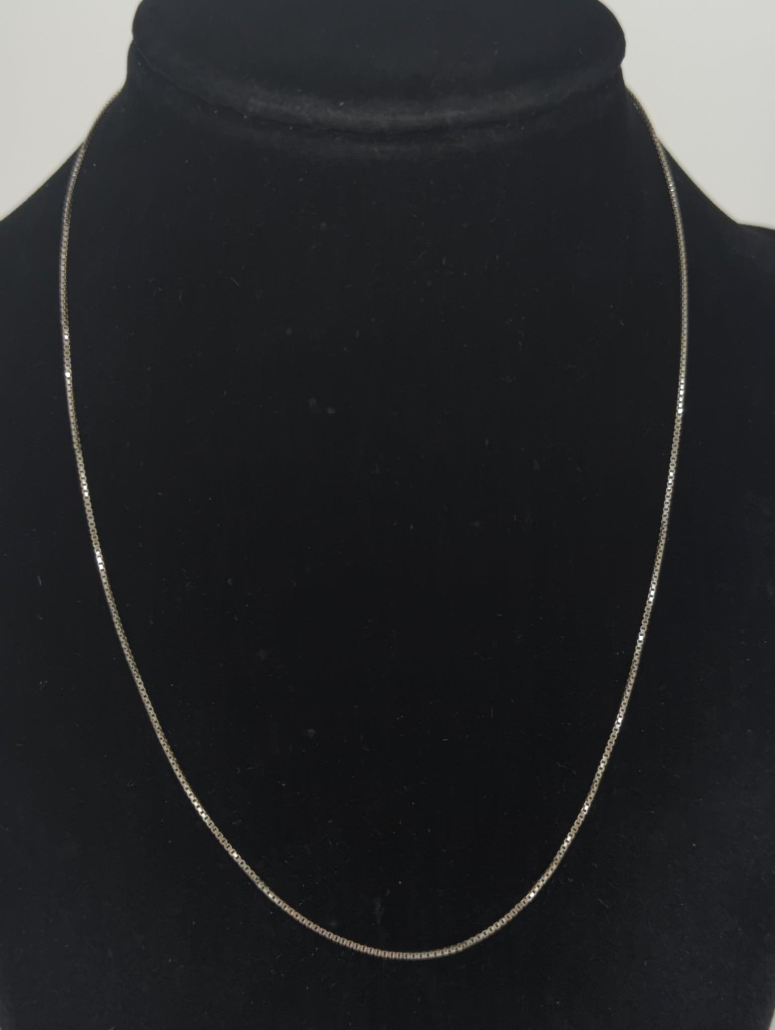 14kt White Gold Chain Necklace (1 of 3)