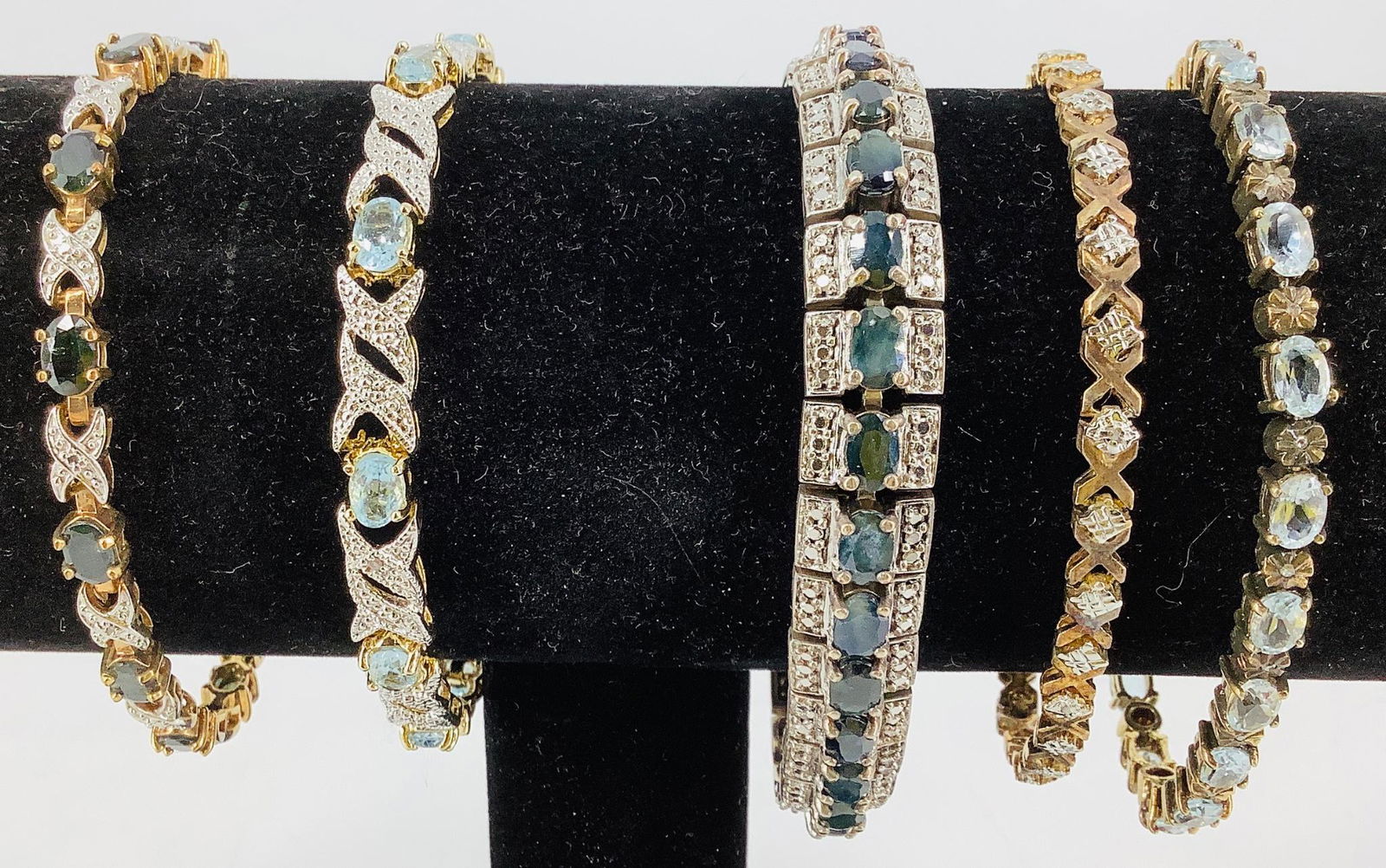 Five Bracelets With Gemstones (1 of 5)