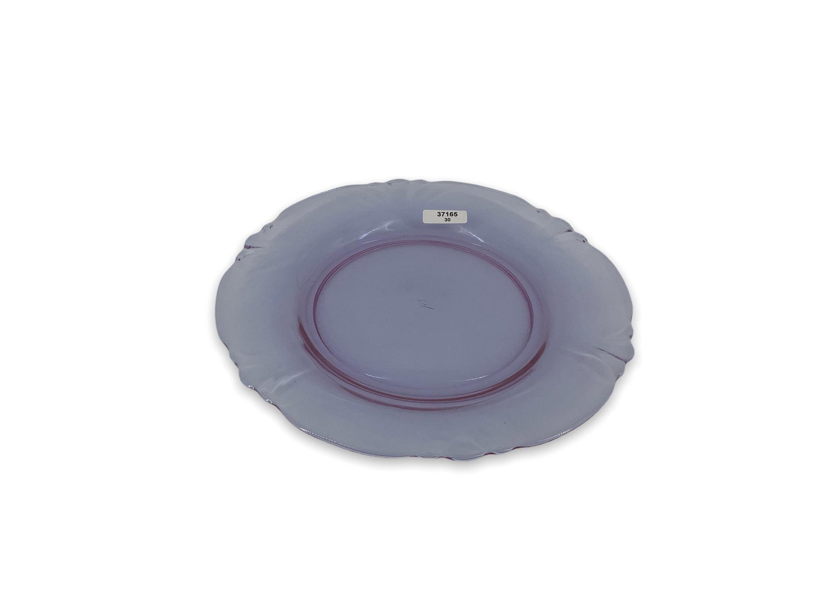 Heisey #4101 empress Alexanderite 8” round plate H: Heisey #4101 empress Alexanderite 8” round plate H