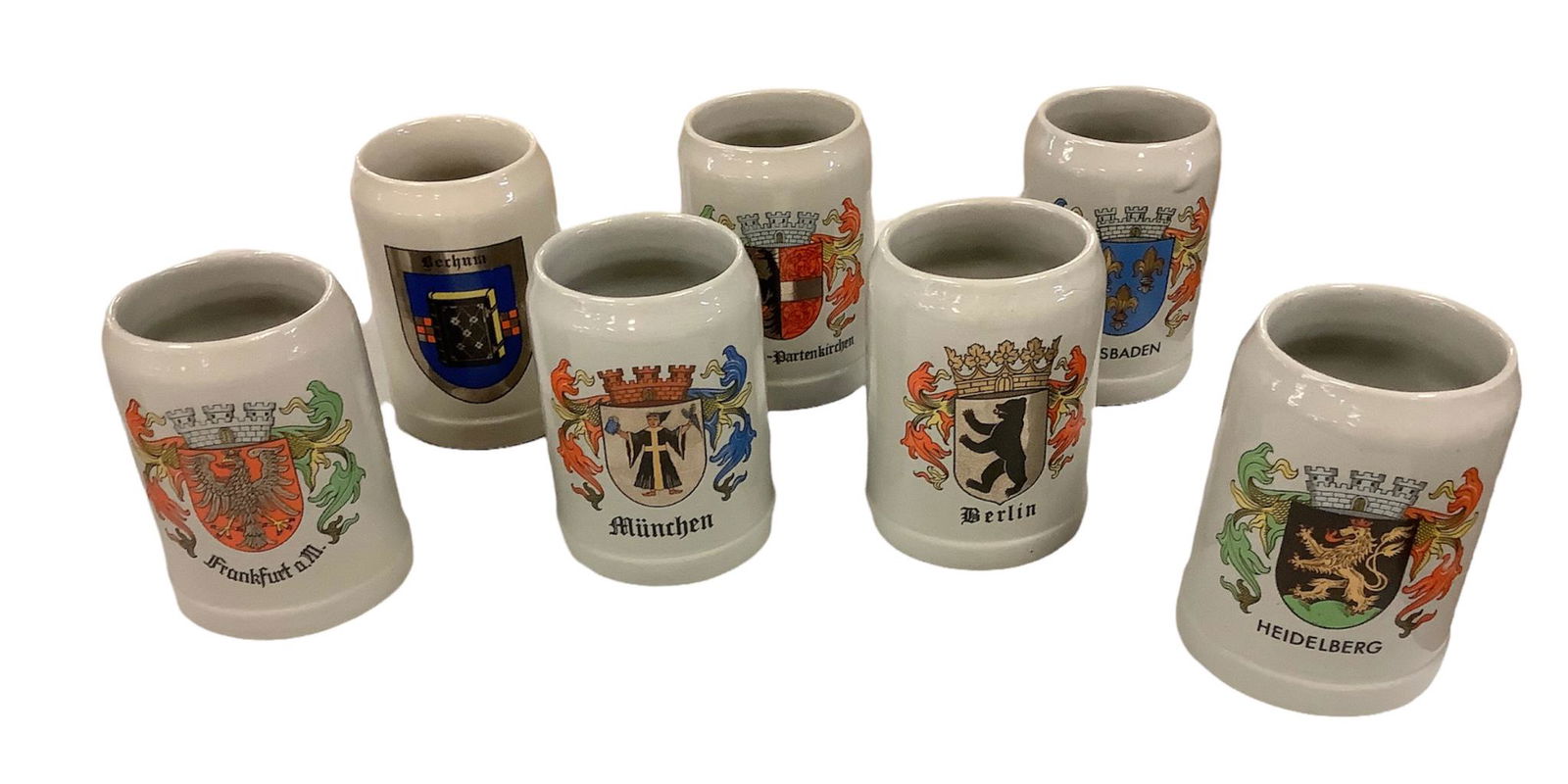 German Beer Mugs count of 7 (1 of 1)