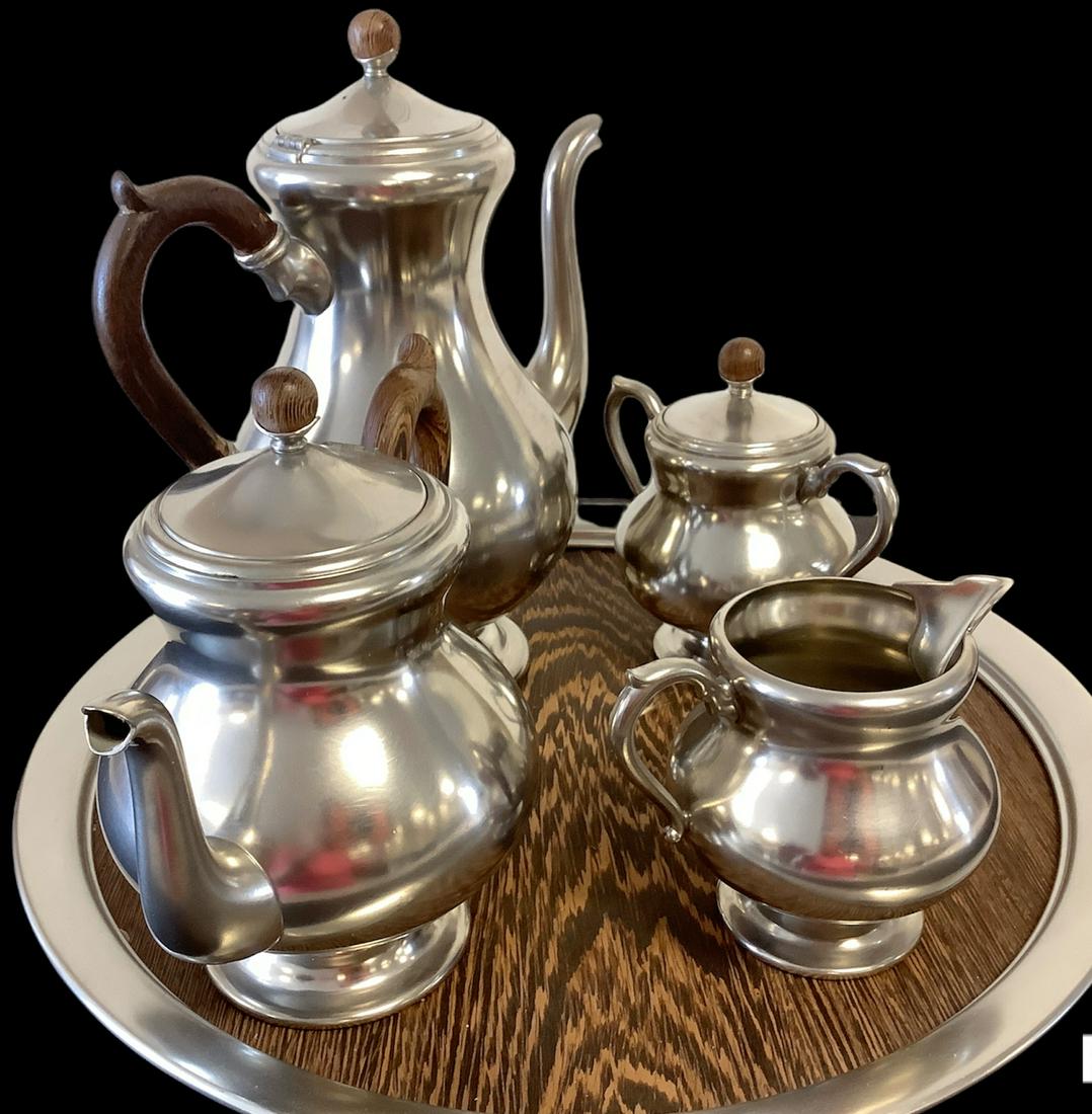 Pewter tea set Royal Holland. (1 of 1)