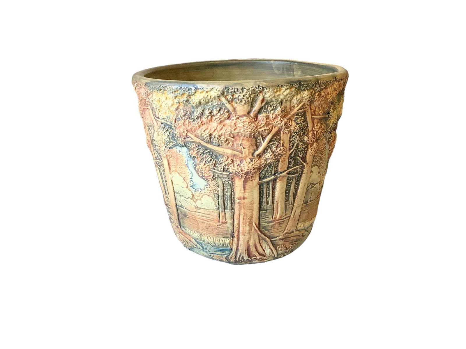 Weller Pottery,Forest 11" high. 12" diameter. (1 of 2)