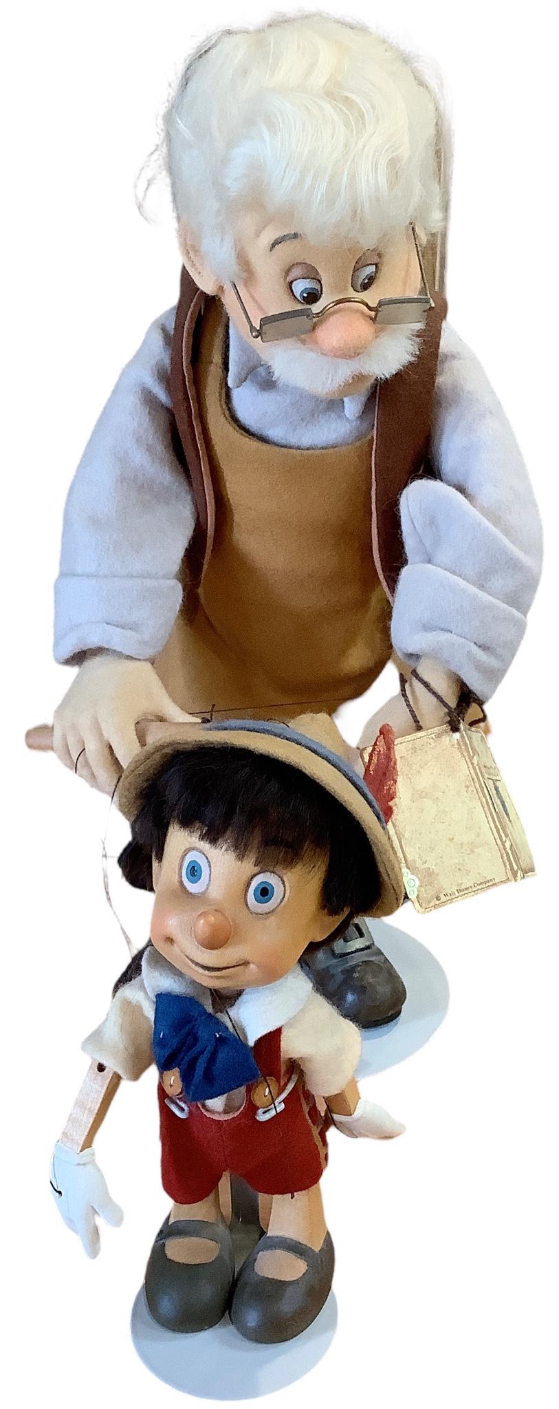 R.John Wright Geppetto & Pinocchio series I-marionette #131/500 w/ original box: R.John Wright Geppetto & Pinocchio series I-marionette #131/500 w/ original box