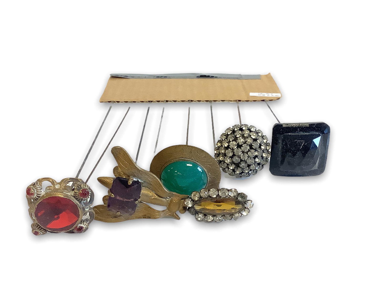 Vintage Hat Pins count of 8. (1 of 2)